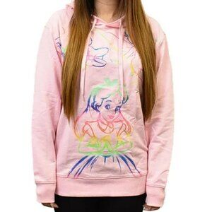 Disney 100 Pink Minnie Tinkerbell Alice Hoodie
